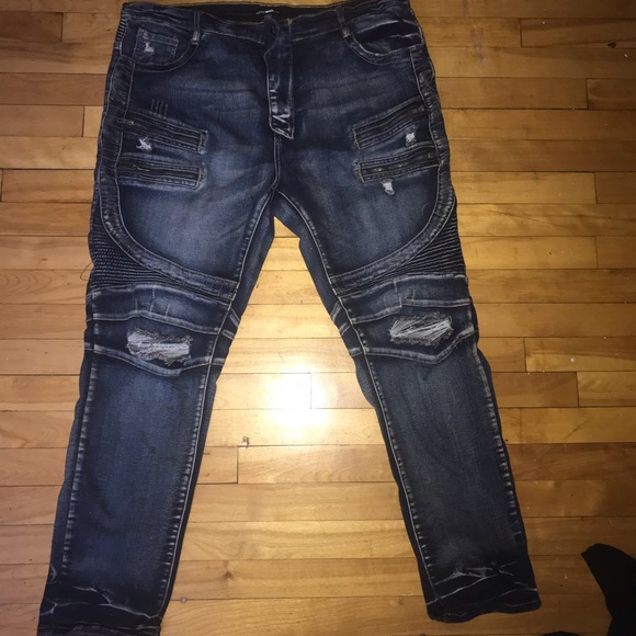 Biker jeans. - Picture 1 of 5